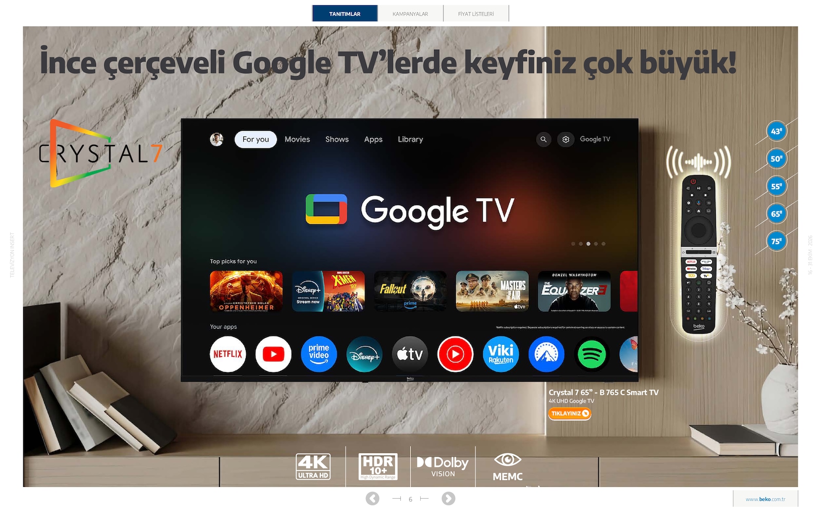 Beko Elektronik Tv Brosuru — sayfa 6