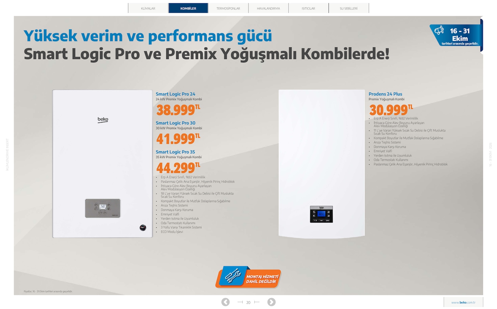 Beko İklimlendirme Brosuru — sayfa 15