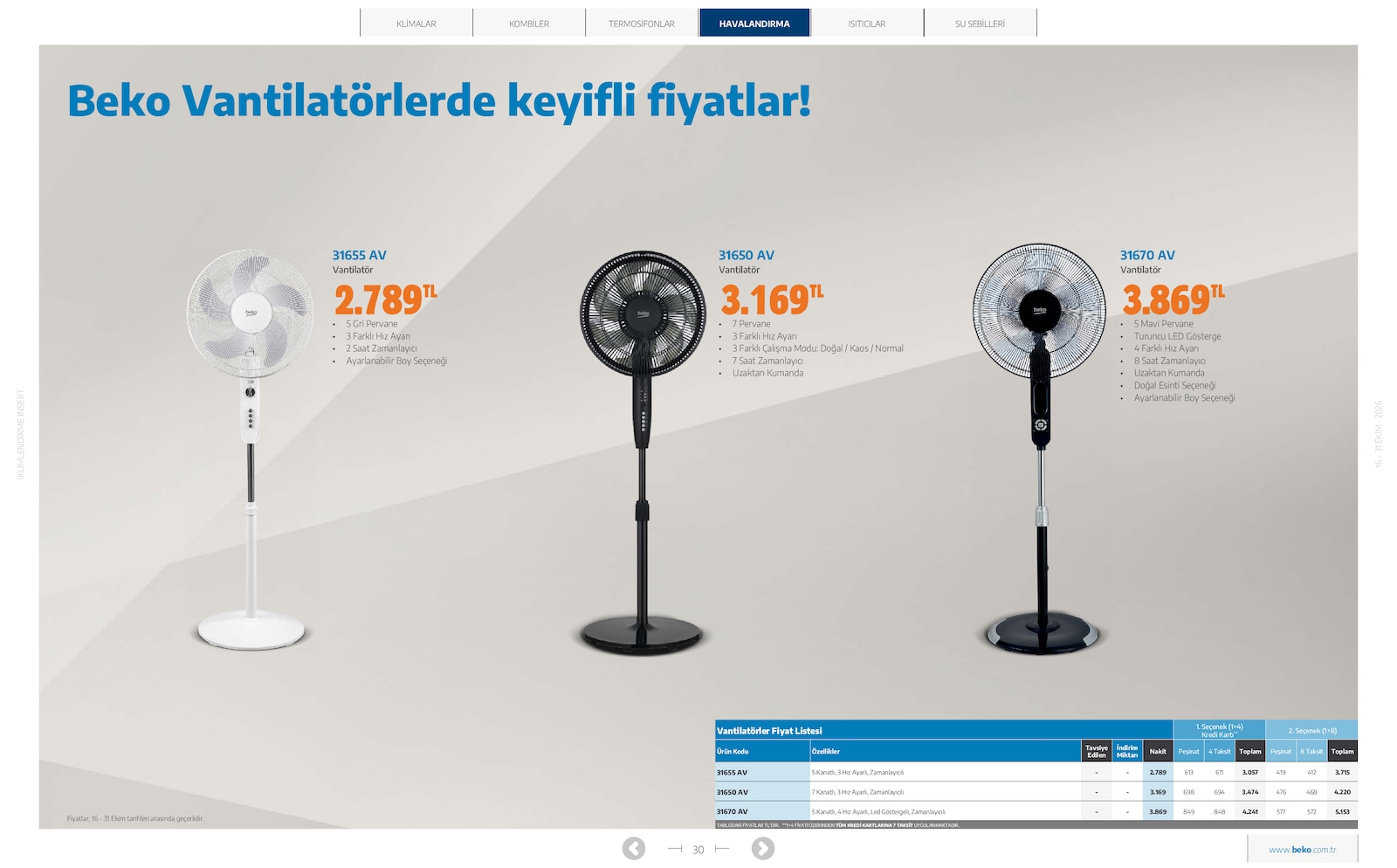 Beko İklimlendirme Brosuru — sayfa 25