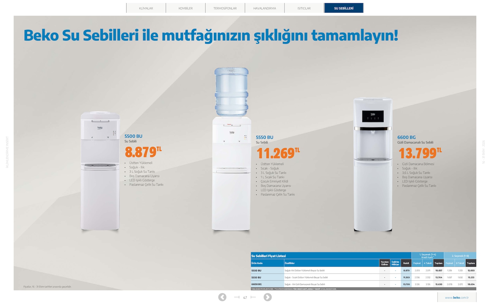 Beko İklimlendirme Brosuru — sayfa 42
