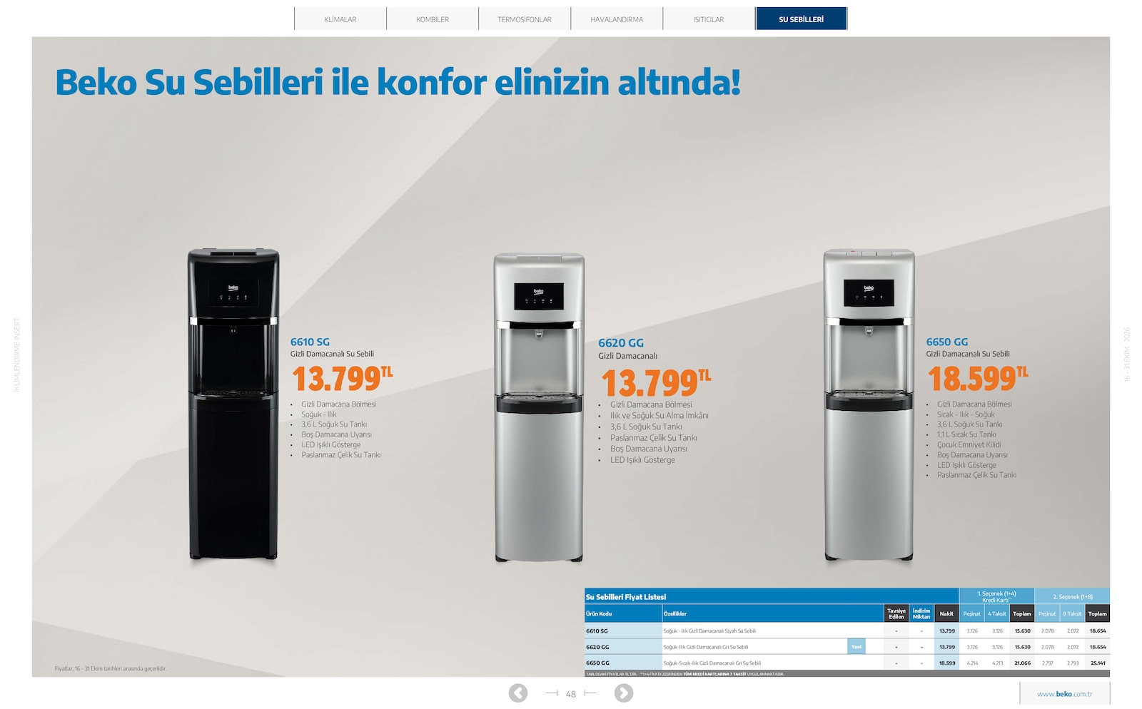 Beko İklimlendirme Brosuru — sayfa 43