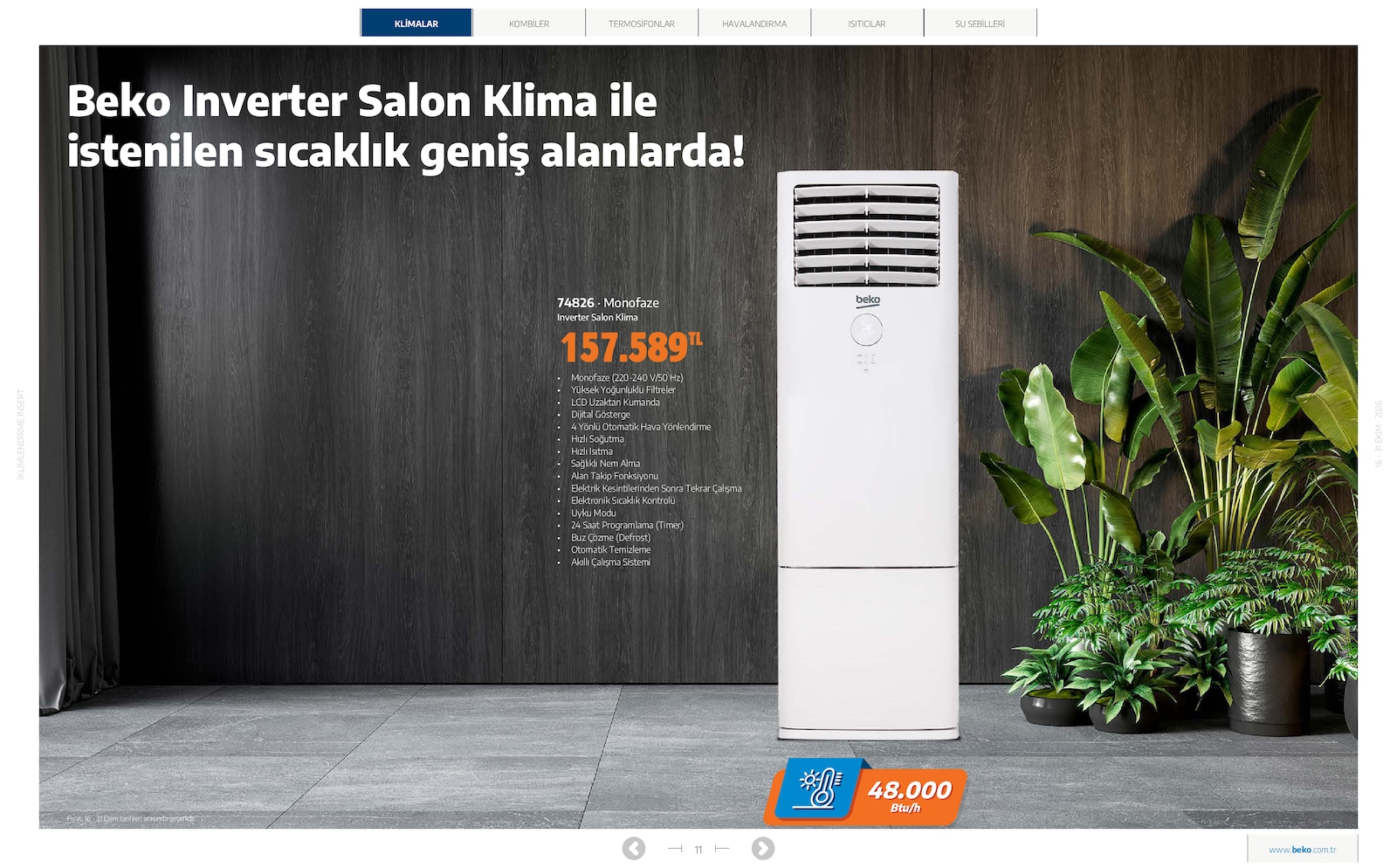 Beko İklimlendirme Brosuru — sayfa 6
