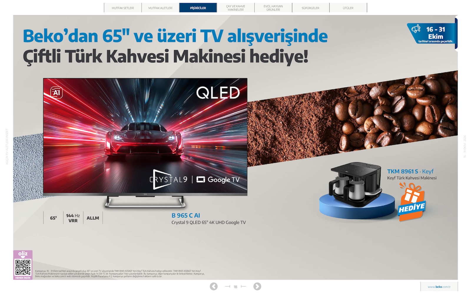 Beko Kucuk Ev Aletleri Brosuru — sayfa 18
