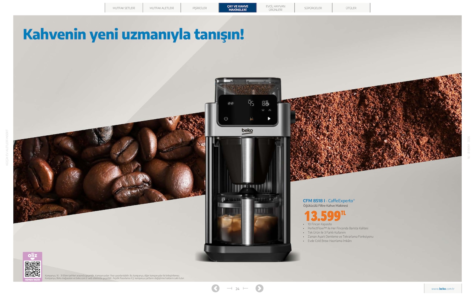 Beko Kucuk Ev Aletleri Brosuru — sayfa 24