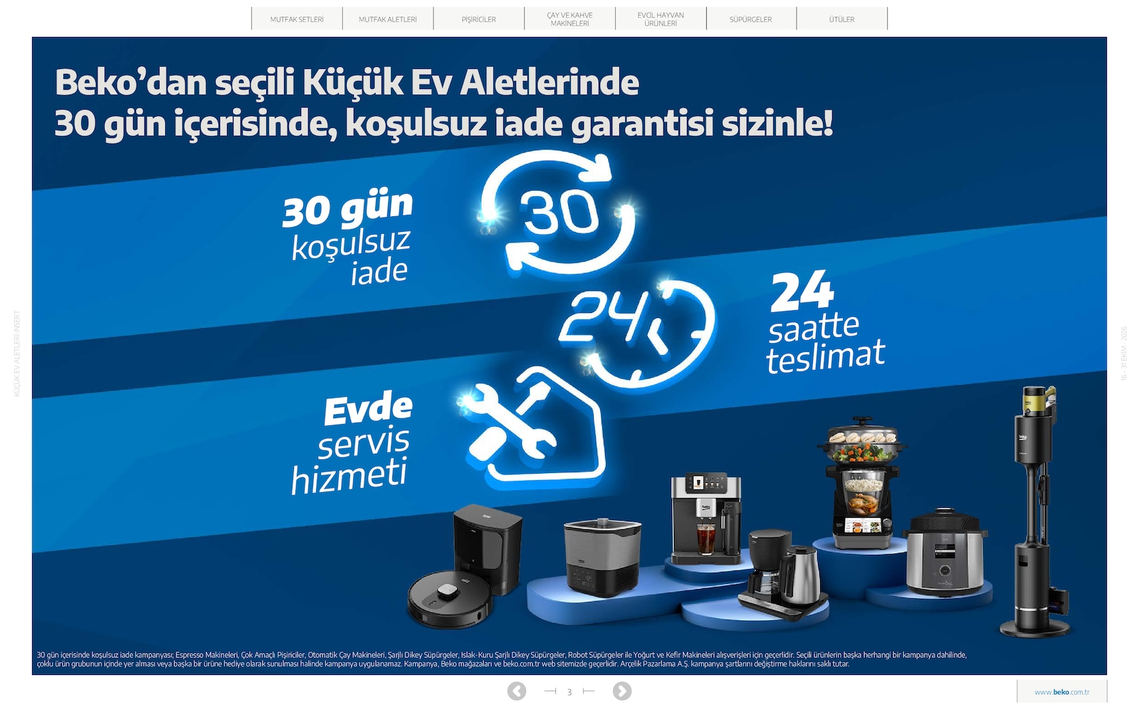Beko Kucuk Ev Aletleri Brosuru — sayfa 3