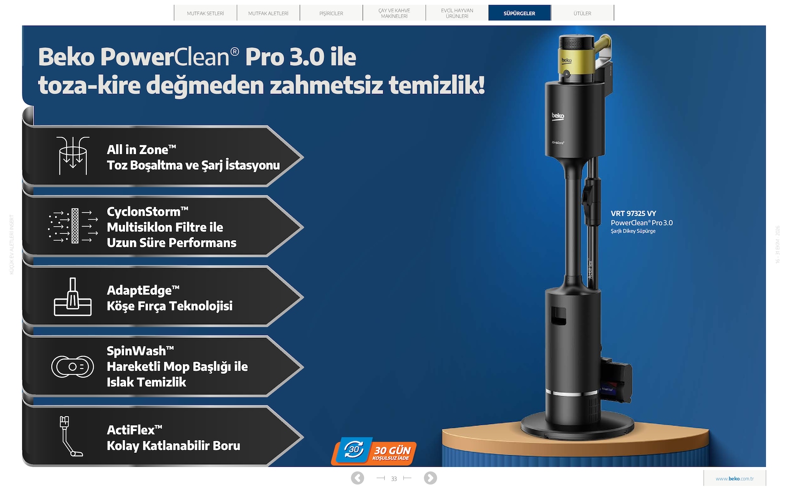Beko Kucuk Ev Aletleri Brosuru — sayfa 33