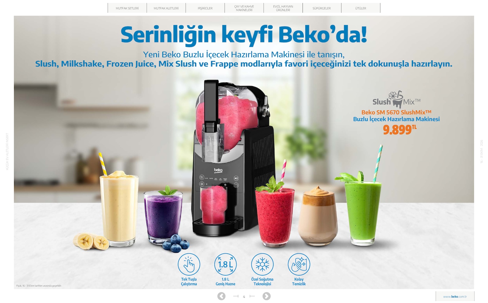 Beko Kucuk Ev Aletleri Brosuru — sayfa 4