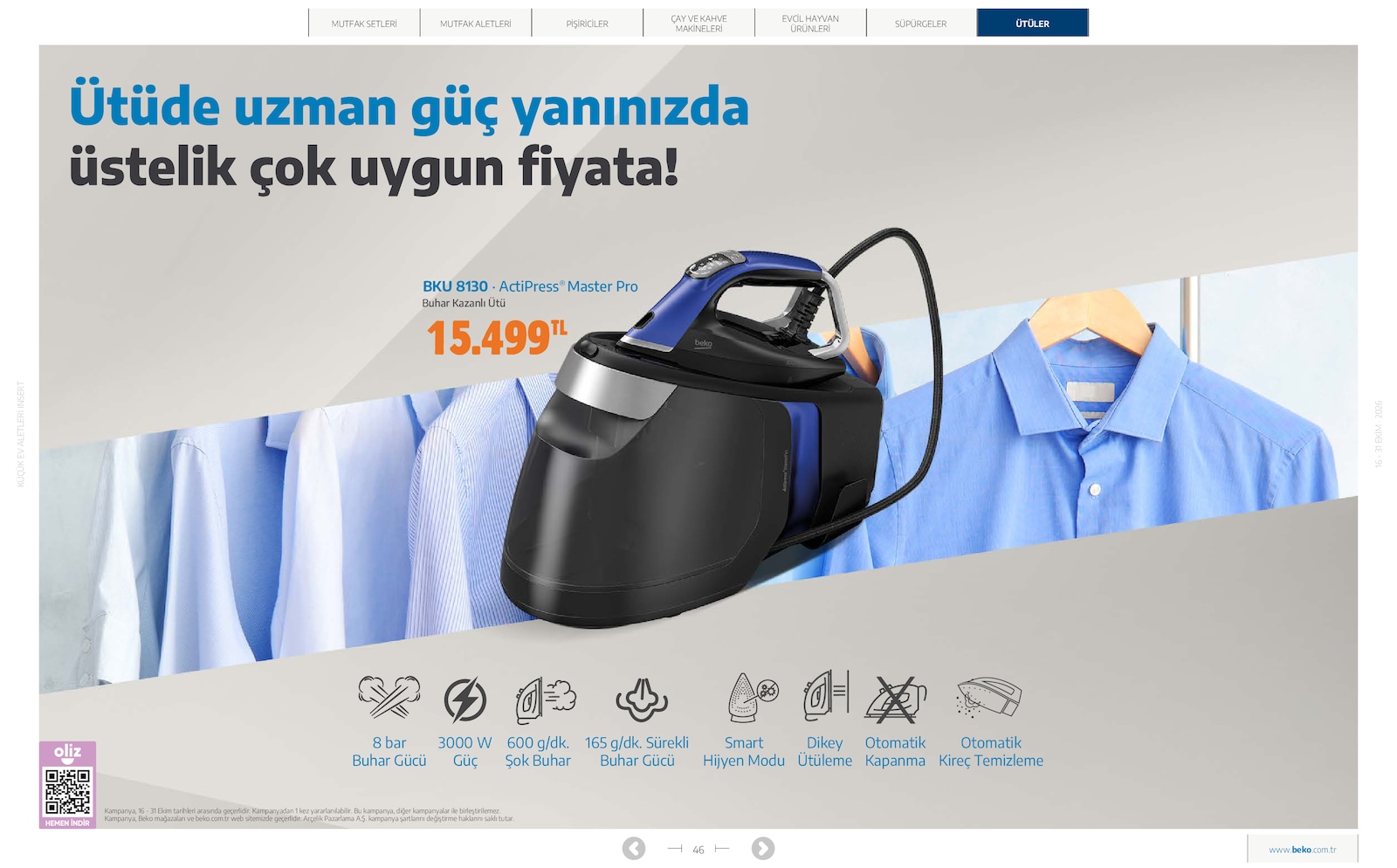 Beko Kucuk Ev Aletleri Brosuru — sayfa 46