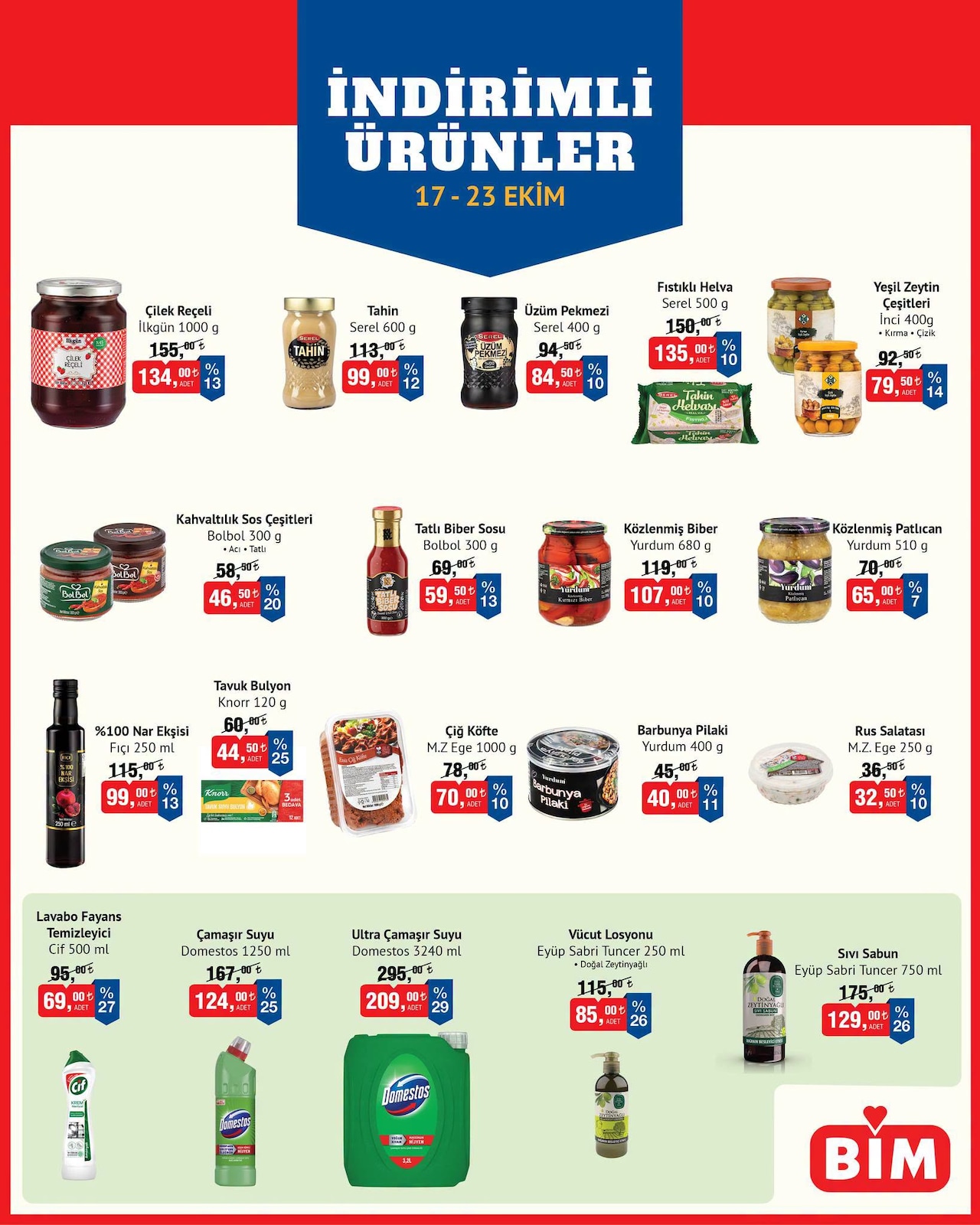 BİM İndirimli Urunler