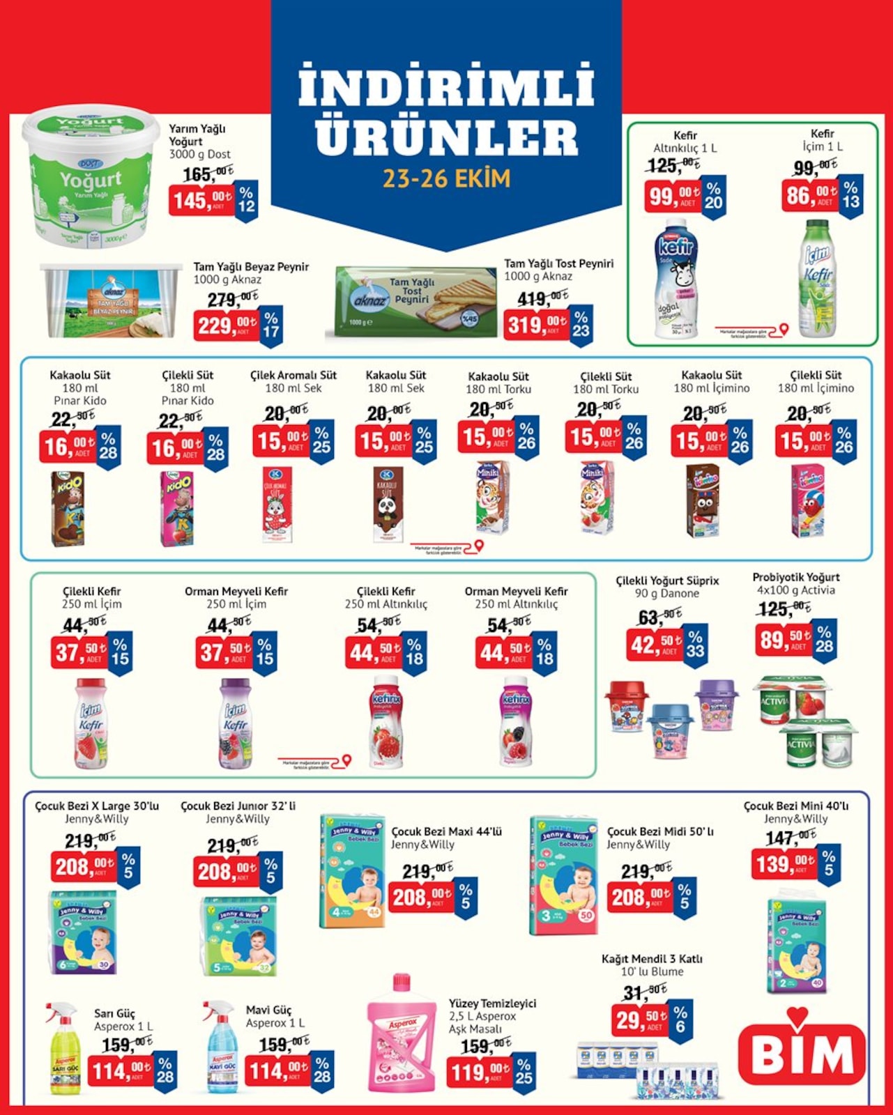 BİM İndirimli Urunler