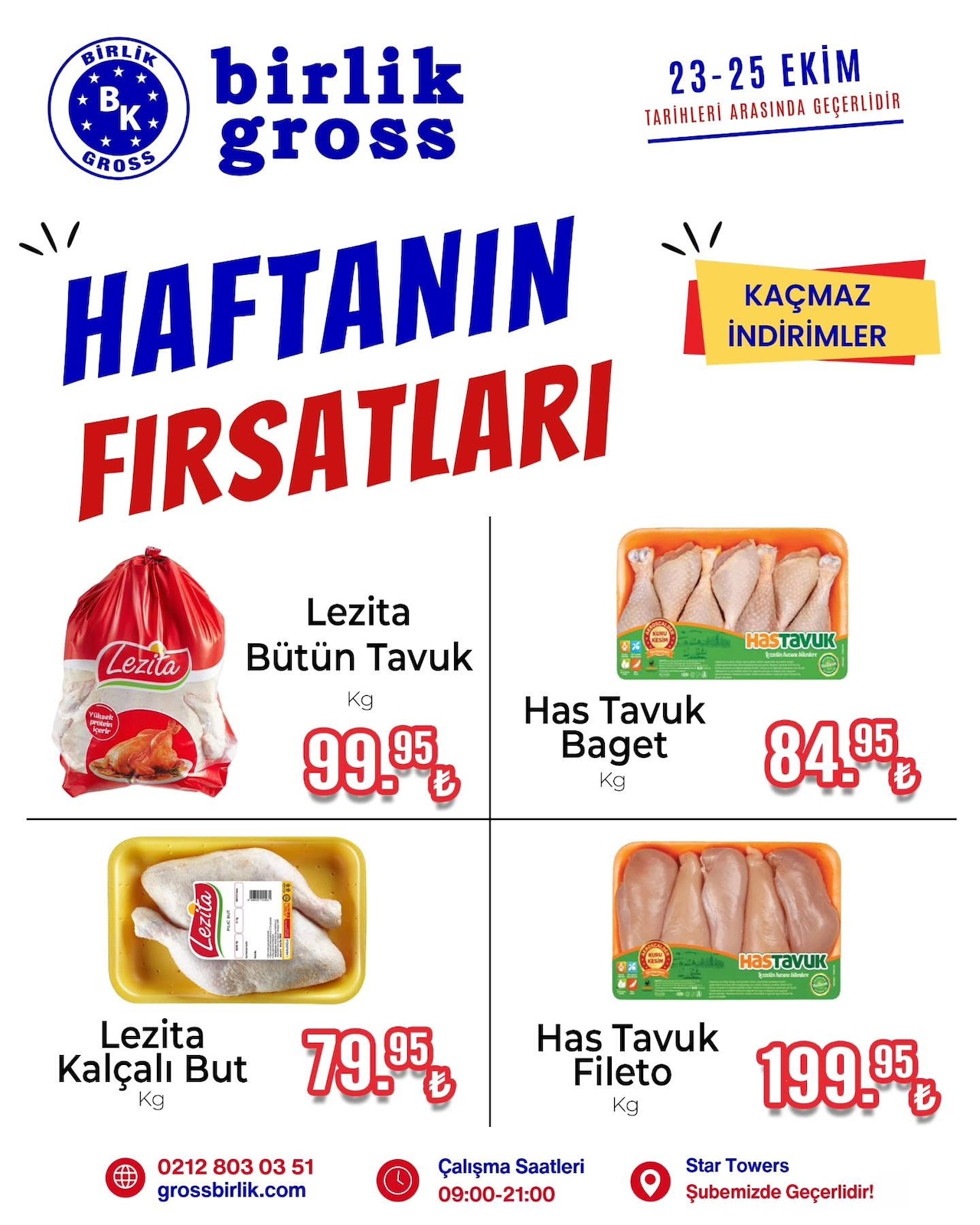 Birlikgross Kasap İndirim Brosuru