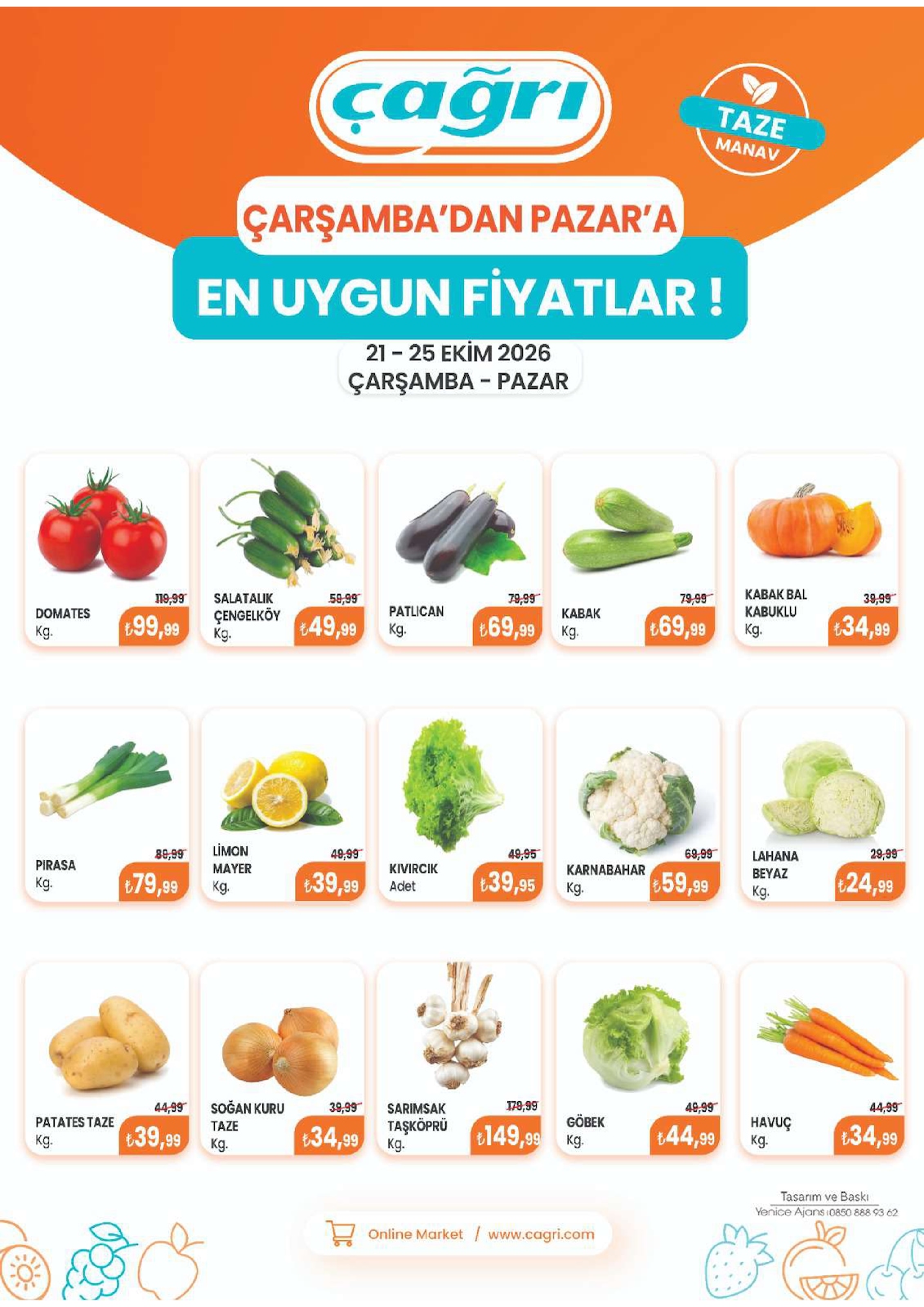 Cagrihipermarket Manav İndirim Brosuru