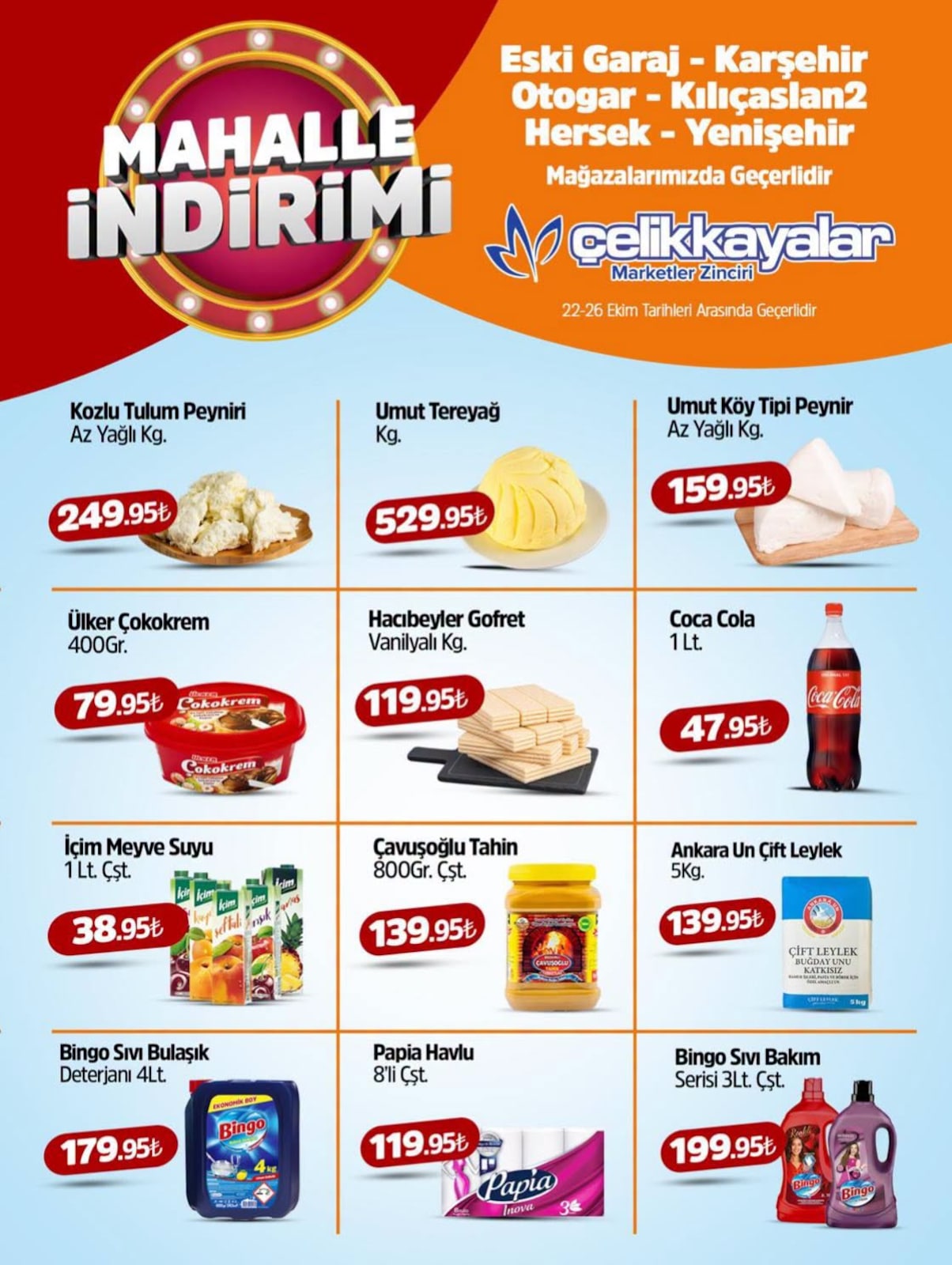 Celikkayalar İndirimli Urunler