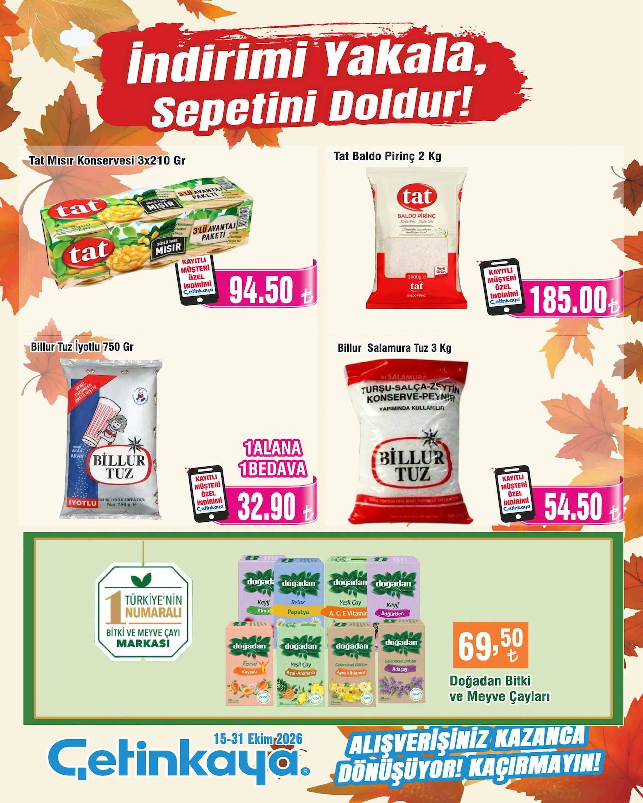 Cetinkaya Mersin Adana Gaziantep İndirim Brosuru — sayfa 14