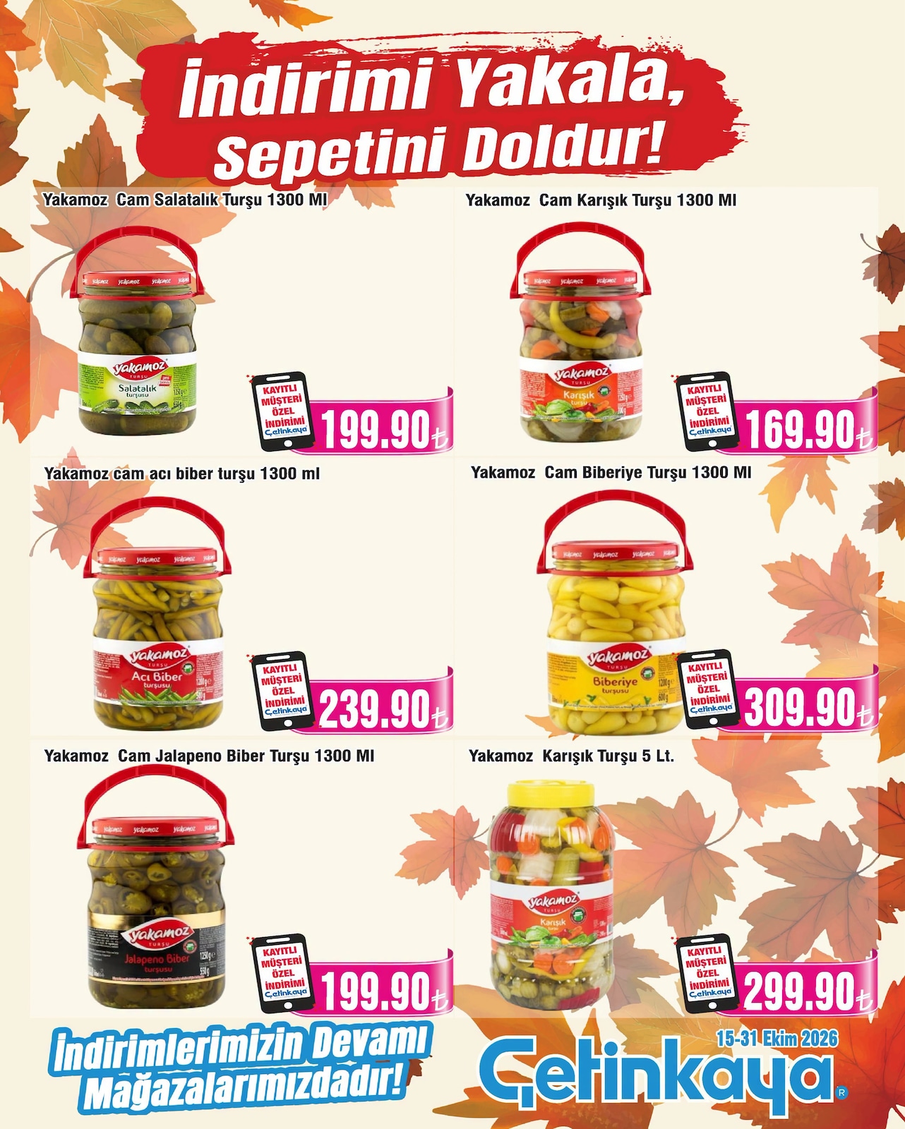 Cetinkaya Mersin Adana Gaziantep İndirim Brosuru — sayfa 15