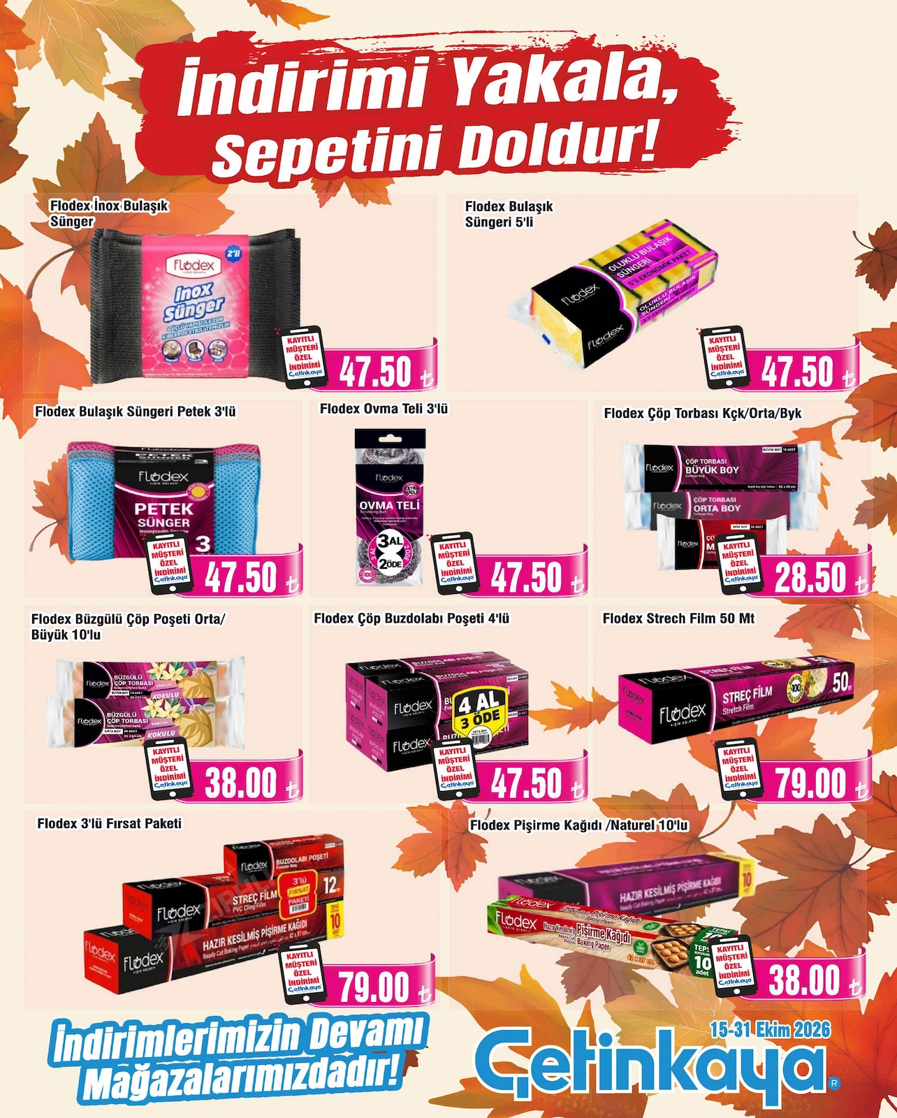 Cetinkaya Mersin Adana Gaziantep İndirim Brosuru — sayfa 27