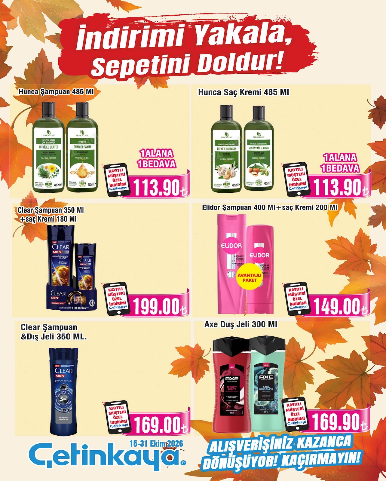 Cetinkaya Mersin Adana Gaziantep İndirim Brosuru — sayfa 30