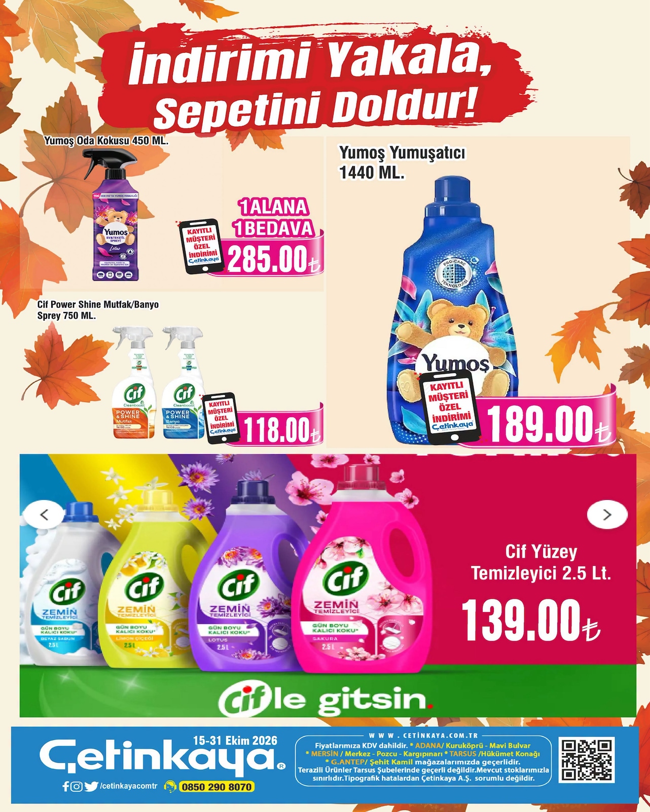 Cetinkaya Mersin Adana Gaziantep İndirim Brosuru — sayfa 39