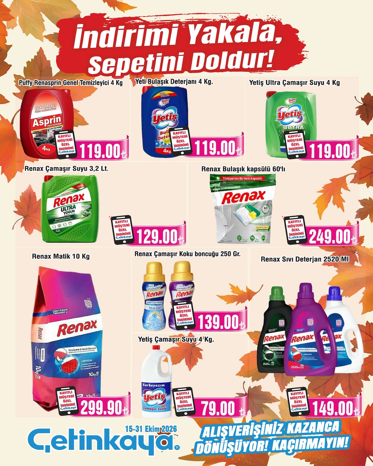 Cetinkaya Mersin Adana Gaziantep İndirim Brosuru — sayfa 40