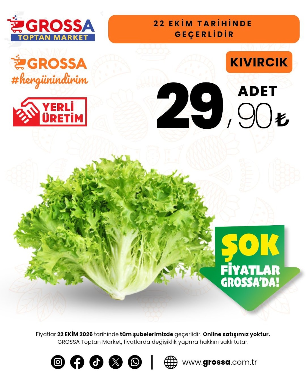 Grossatoptanmarket Manav İndirim Brosuru