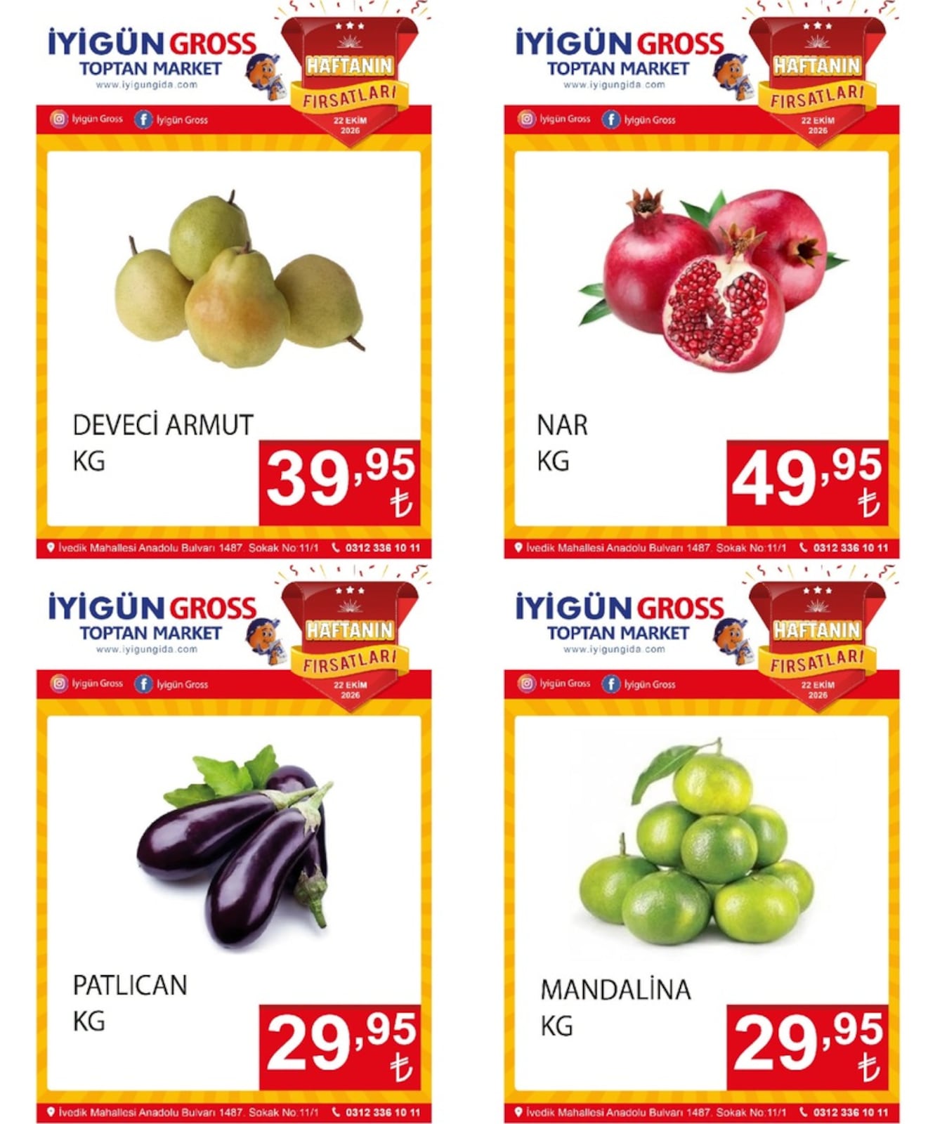 İyigungross Manav İndirim Brosuru