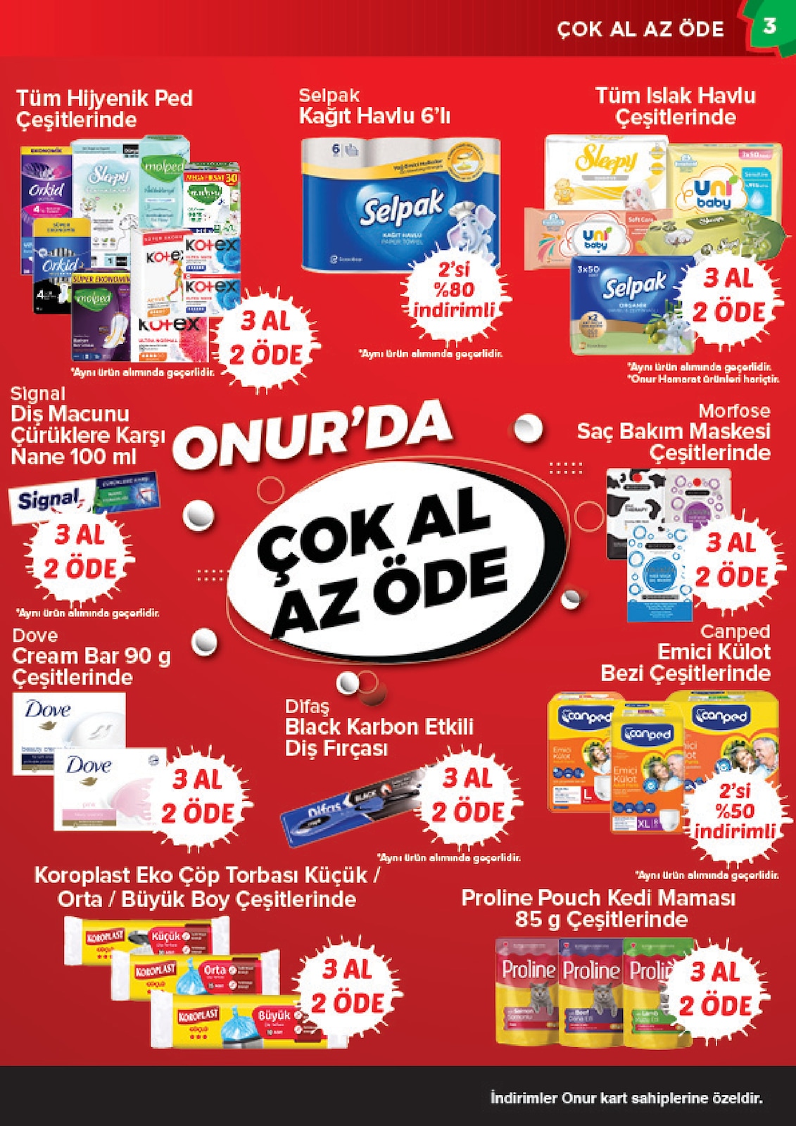 Onurmarket İndirim Brosuru İstanbul Trakya — sayfa 2