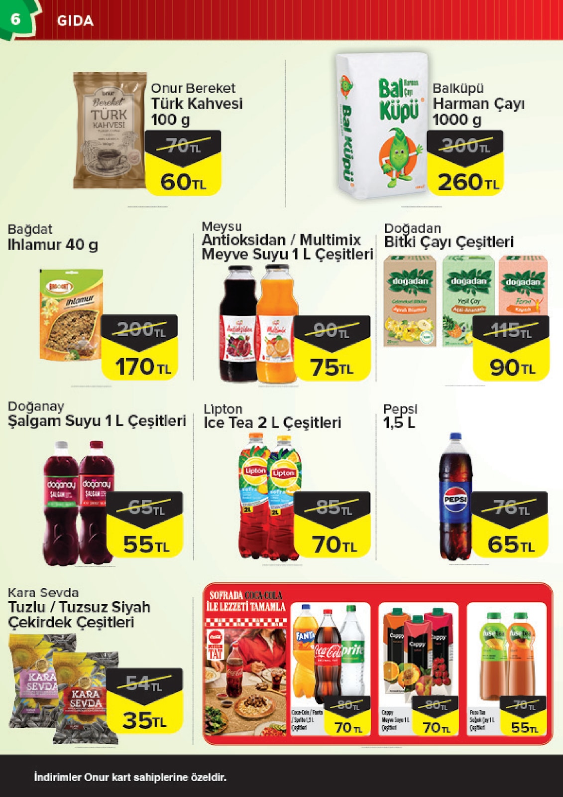 Onurmarket İndirim Brosuru İstanbul Trakya — sayfa 5