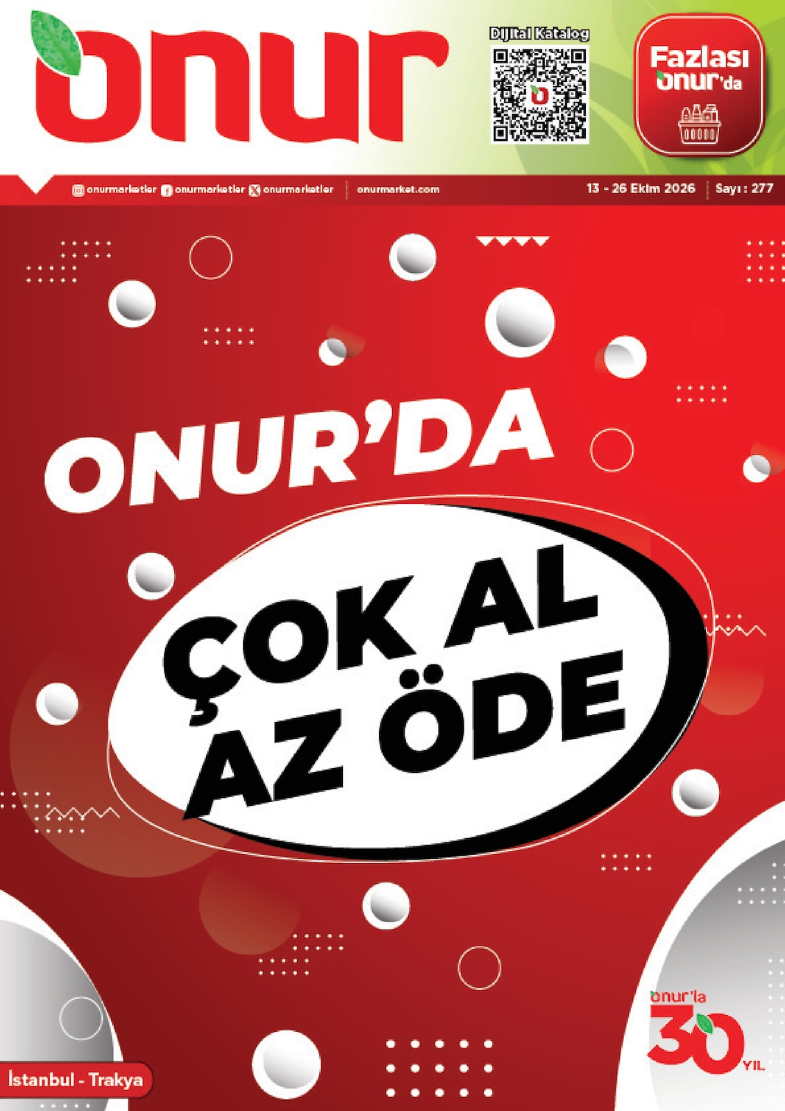 Onurmarket İndirim Brosuru İstanbul Trakya — sayfa 9