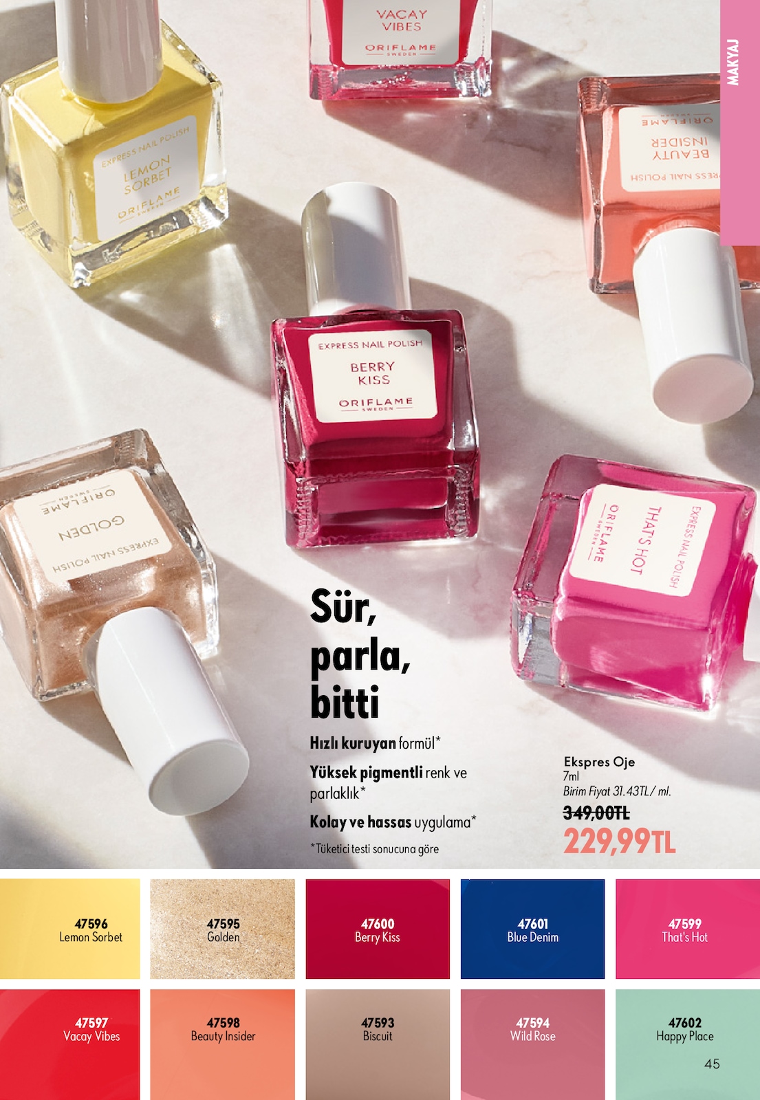 Oriflame İndirim Brosuru — sayfa 45