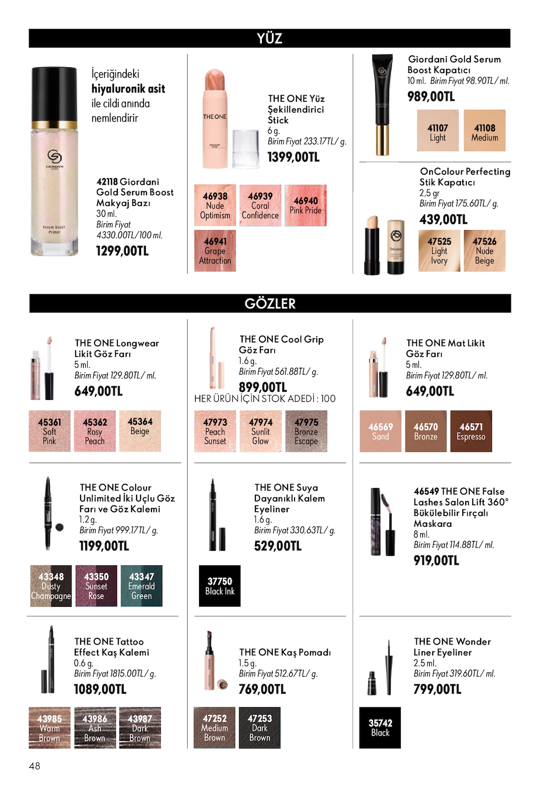 Oriflame İndirim Brosuru — sayfa 48