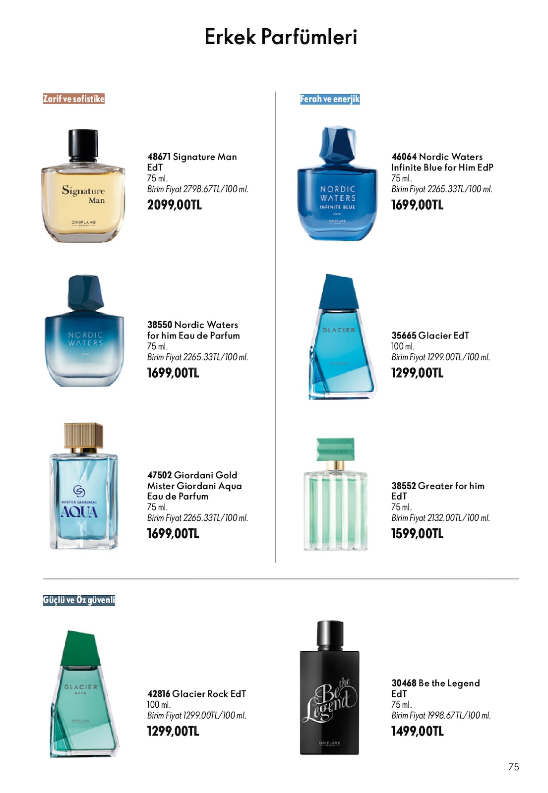 Oriflame İndirim Brosuru — sayfa 75