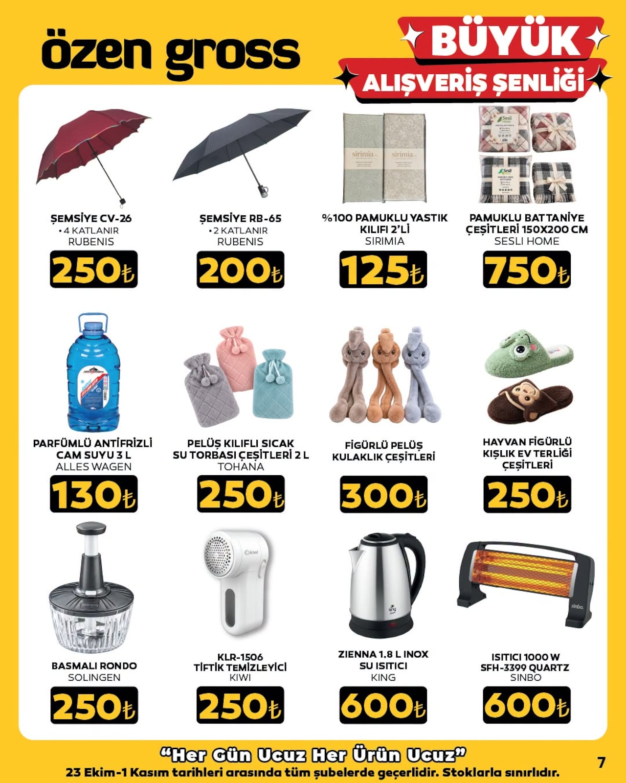 Ozengross İndirim Brosuru — sayfa 7