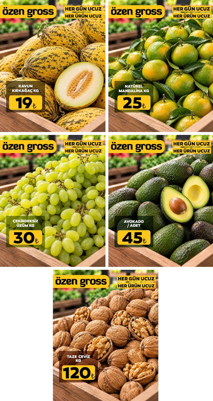 Ozengross Manav İndirim Brosuru — sayfa 1