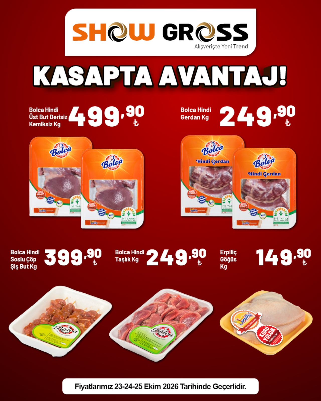Showgross Kasap İndirim Brosuru — sayfa 1
