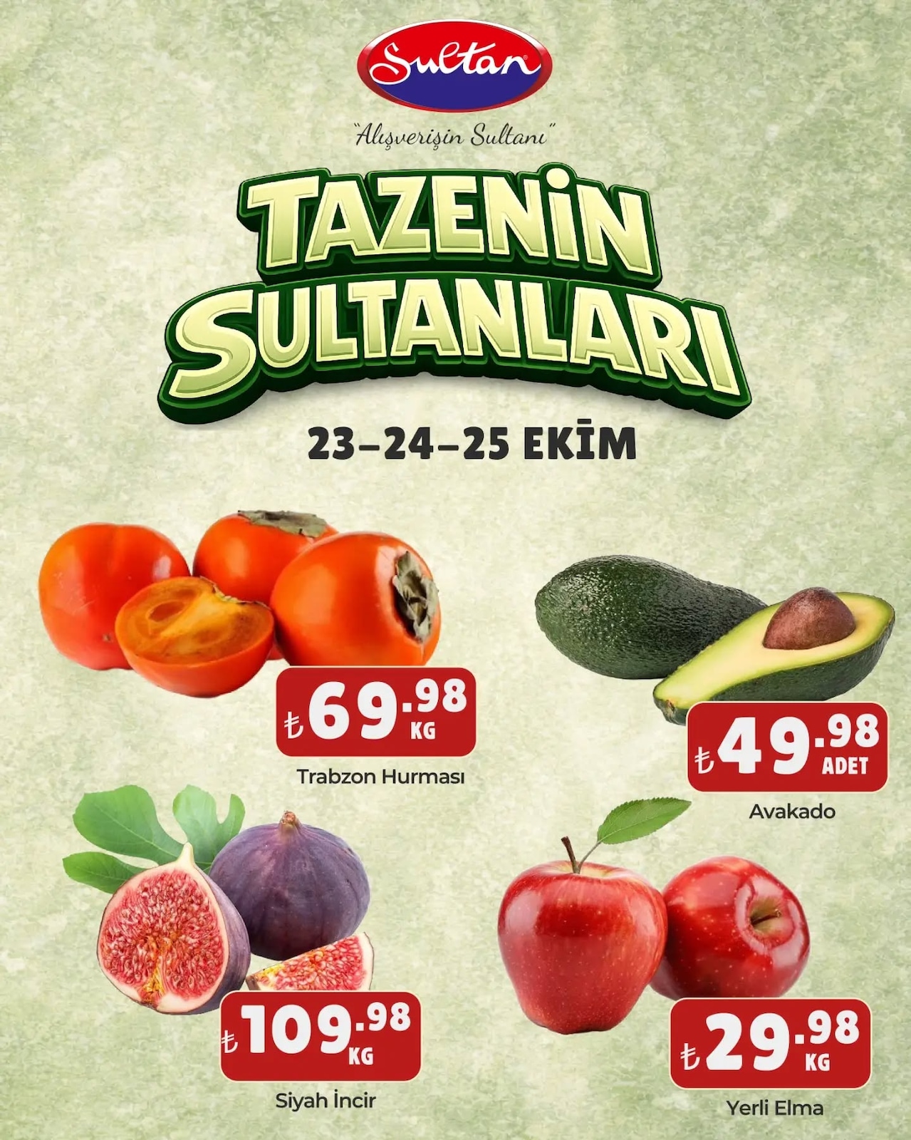 Sultanmarket Manav İndirim Brosuru — sayfa 1