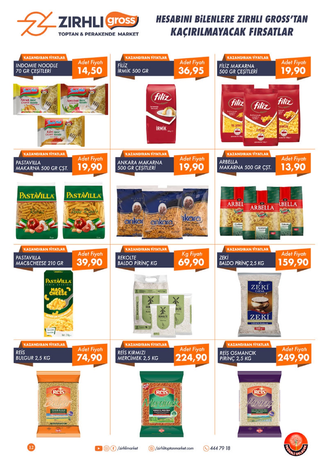 Zirhlitoptanmarket İndirim Brosuru — sayfa 12
