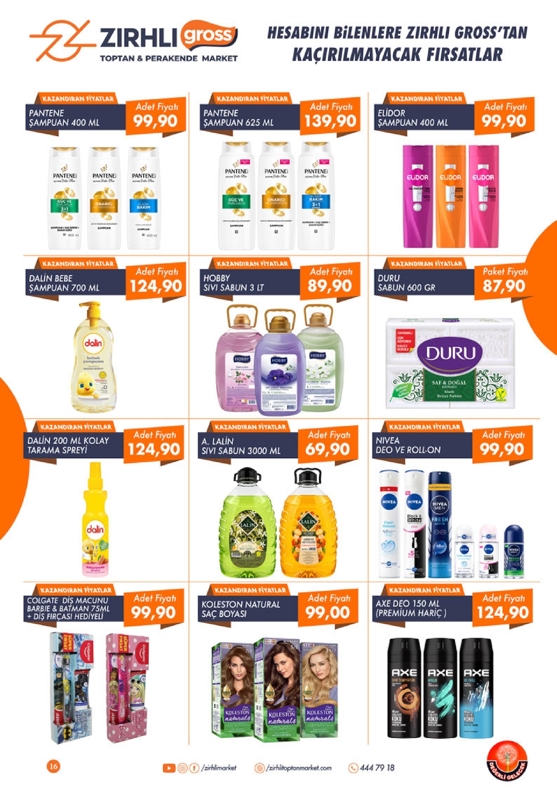 Zirhlitoptanmarket İndirim Brosuru — sayfa 16