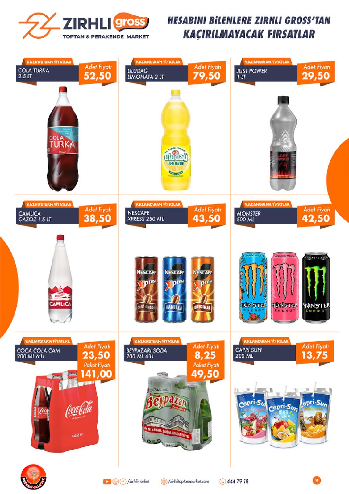 Zirhlitoptanmarket İndirim Brosuru — sayfa 9