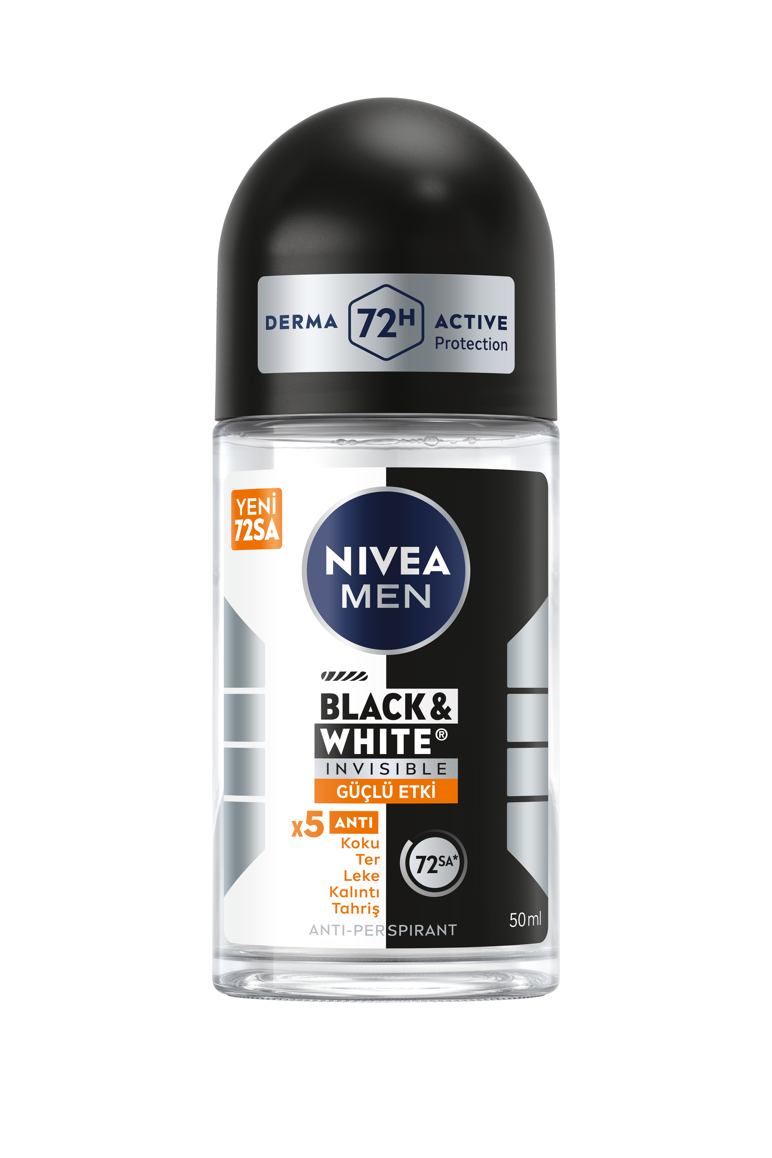 Nivea Men Erkek Roll On Deodorant Black&White Invisible Original 50 ml