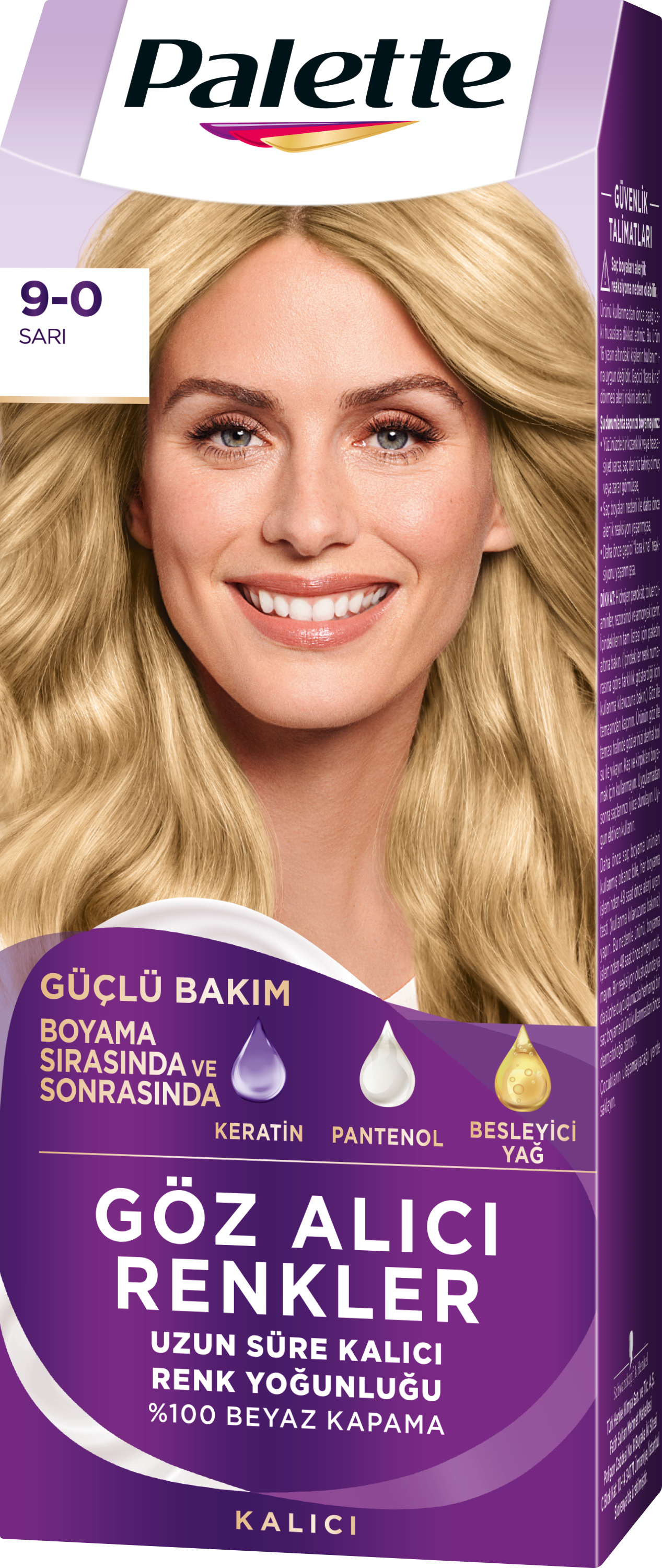 Palette Göz Alıcı Renkler 9-0 Sarı