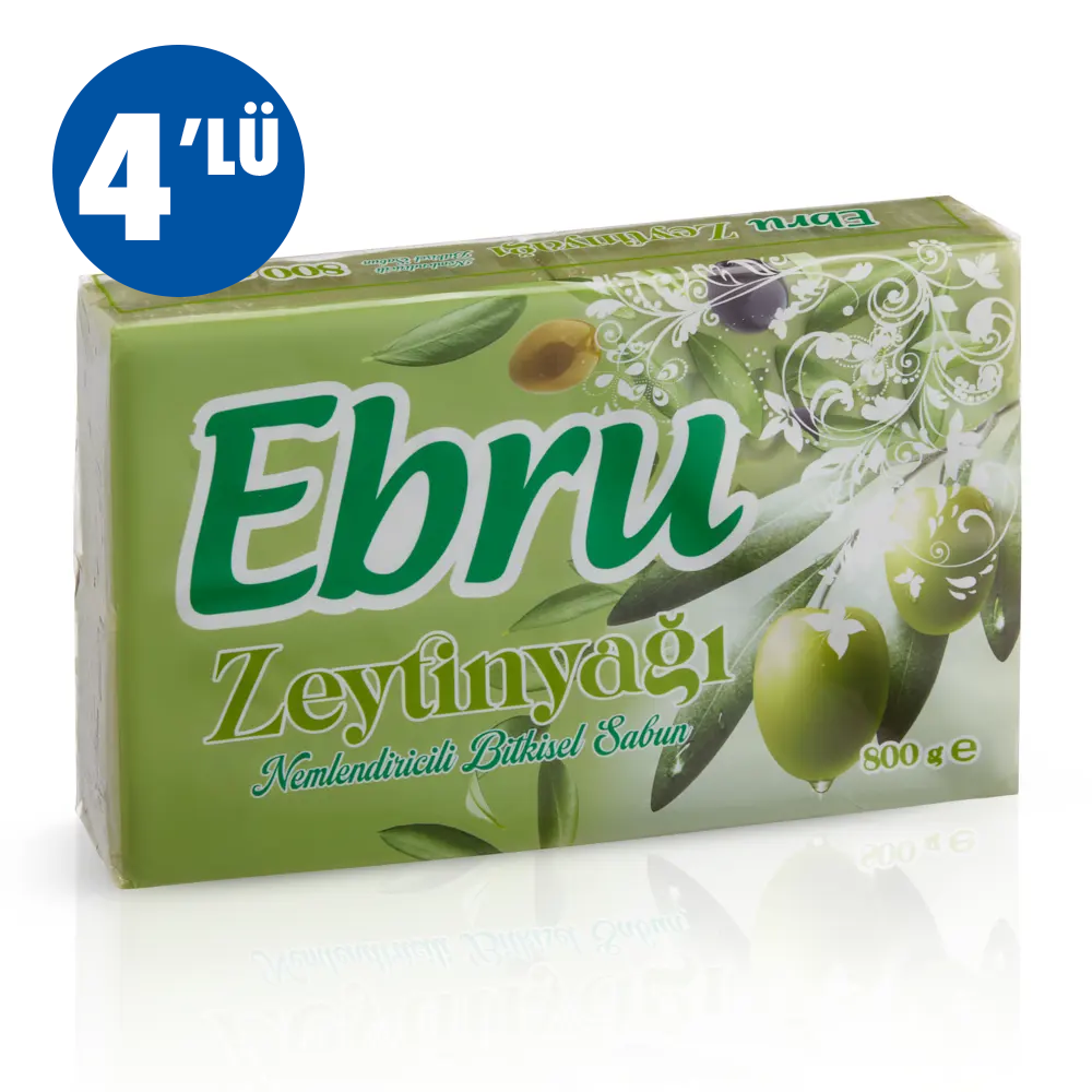 Ebru Kalıp Sabun Zeytinyağlı 4*200 G