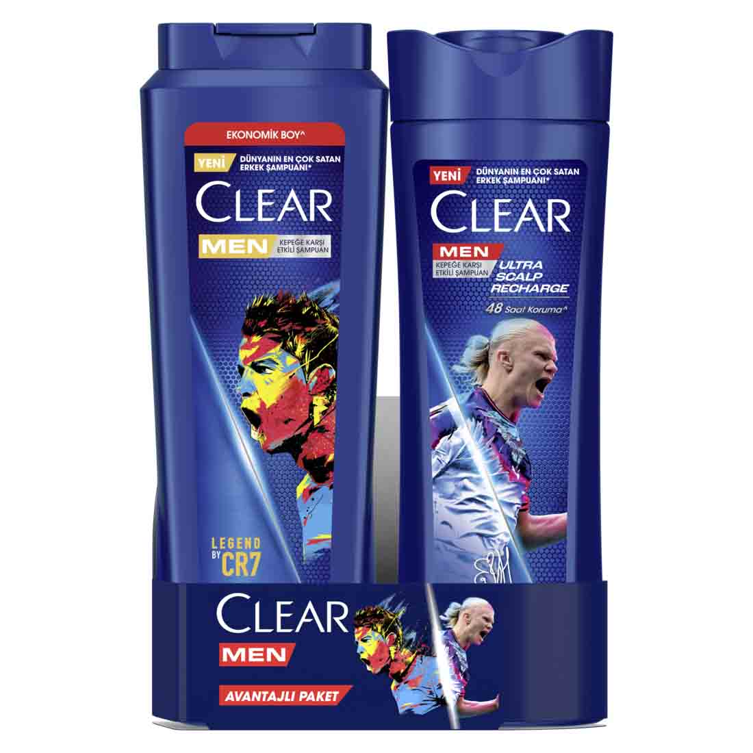 Clear Men Mentollü Şampuan 500 Ml + 350 Ml