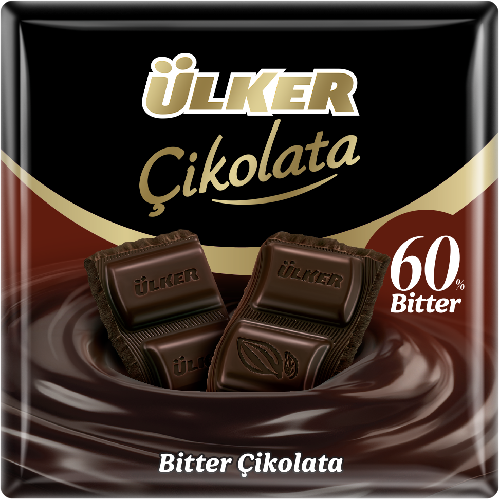 Ülker %60 Bitter Kare Çikolata 60 g