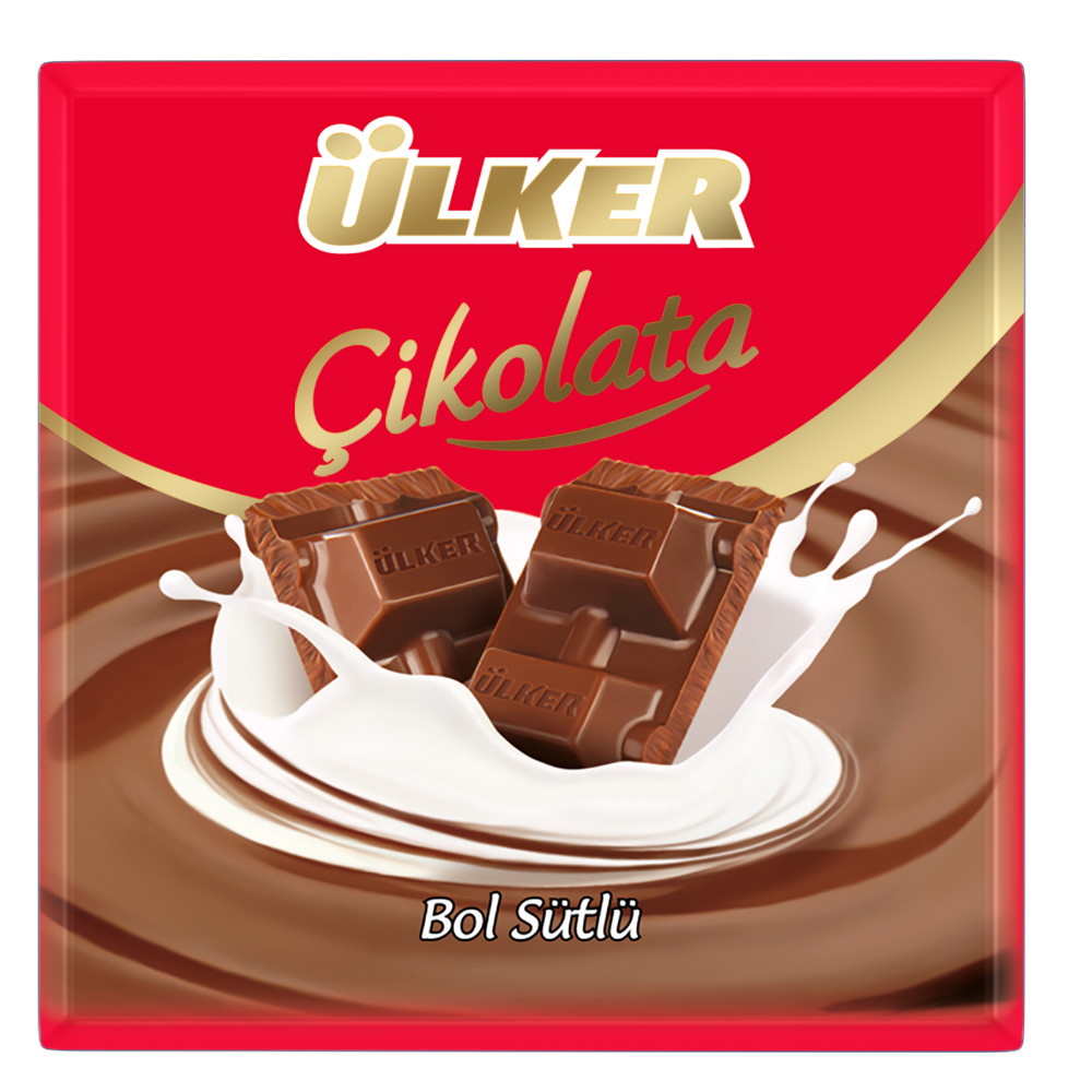 Ülker Sütlü Kare Çikolata 60 g