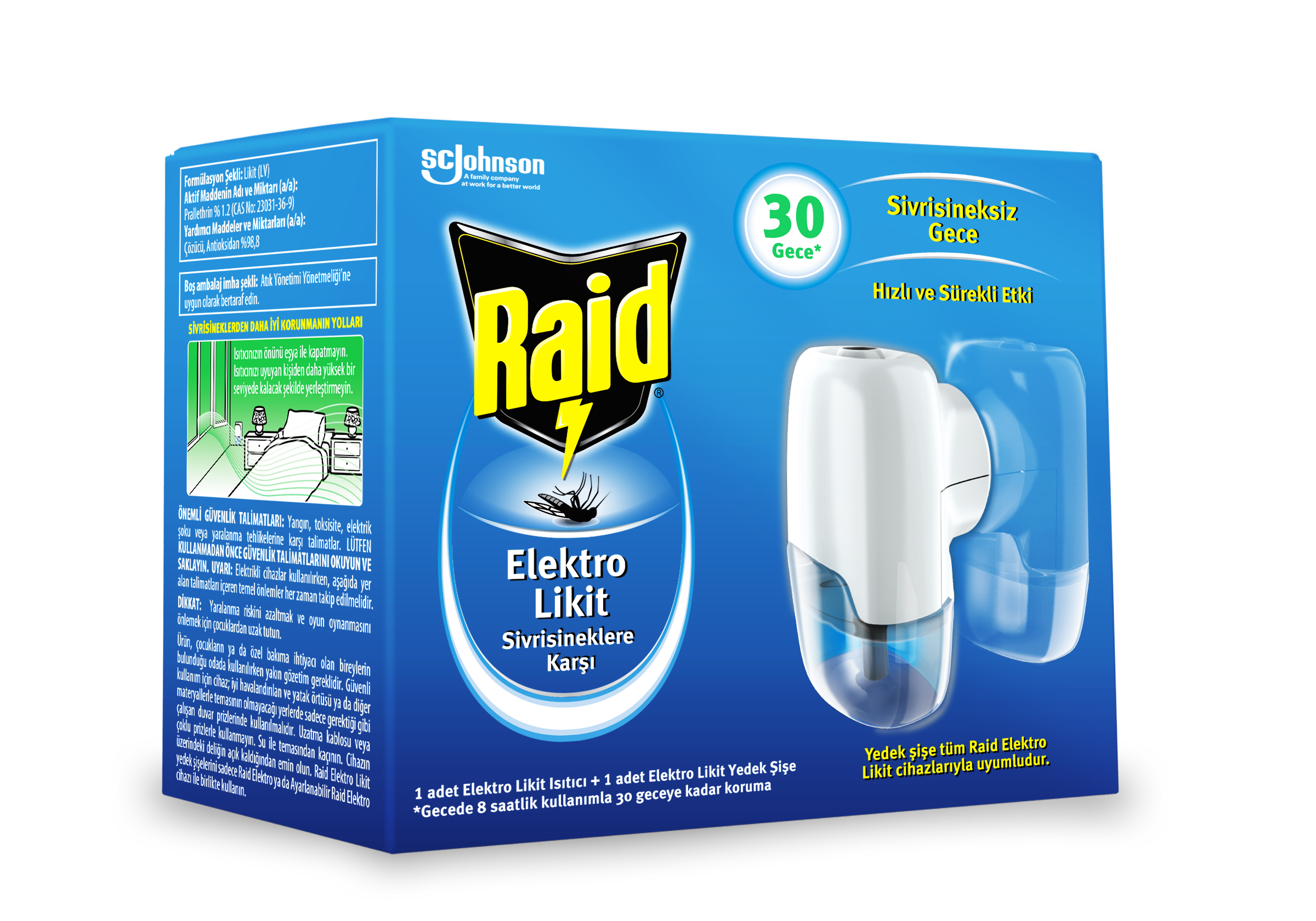 Raid Elektro Likit Sistem 30 Gece