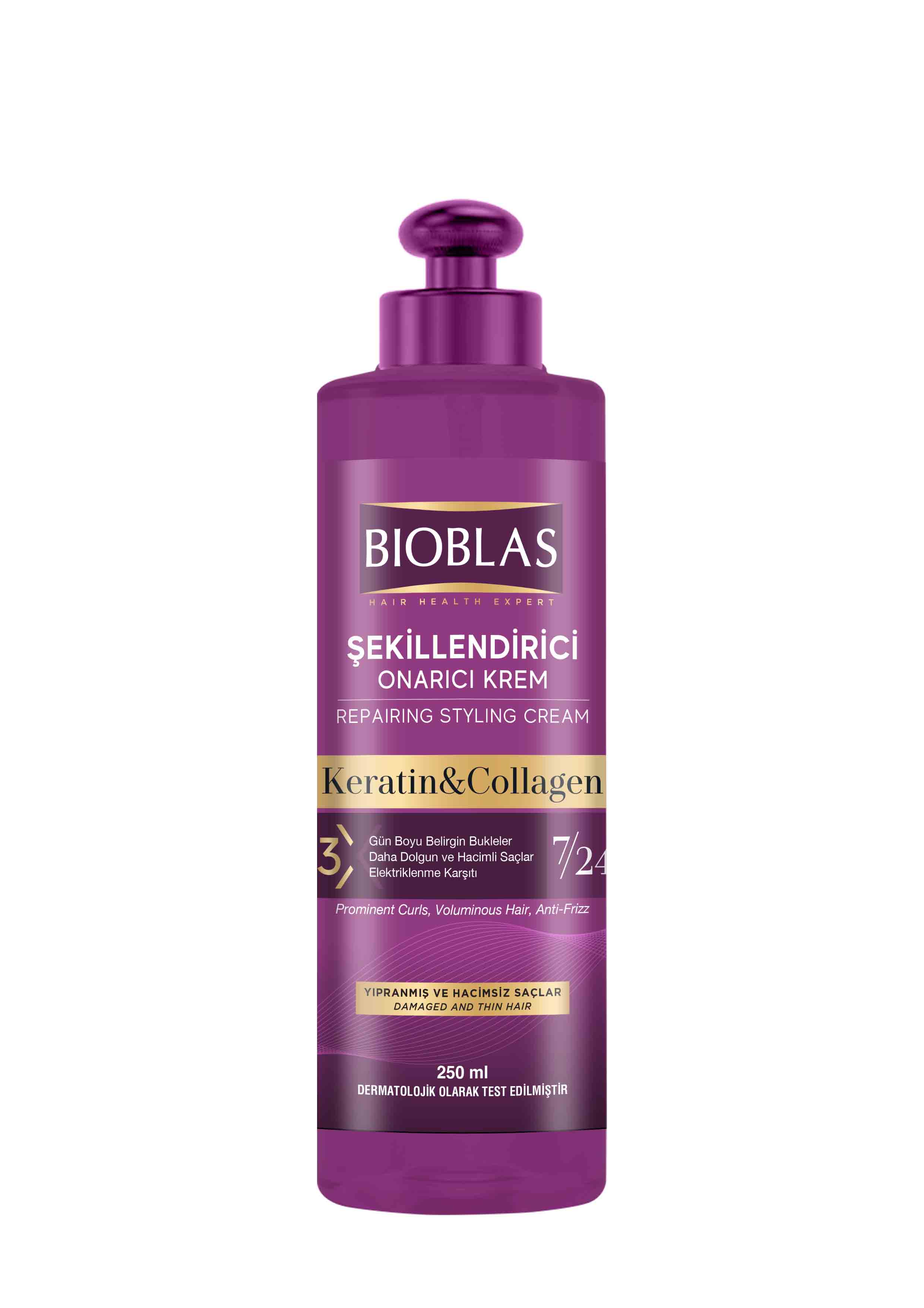 Bioblas Kolajen-Keratin Şekillendirici Onarıcı Krem 200 Ml