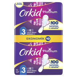 Orkid Platinum Uzun Ekstra Hijyenik Ped 10'lu