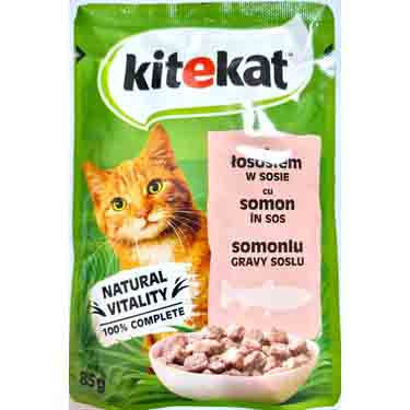 Kitekat Somonlu Yaş Kedi Mama Maması 85 g