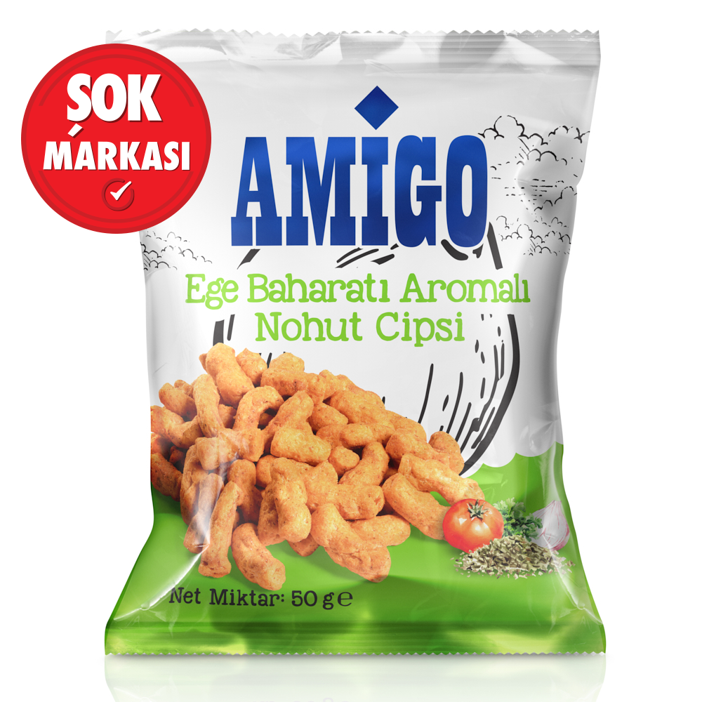 Amigo Ege Baharatı Aromalı Nohut Cipsi 50 g
