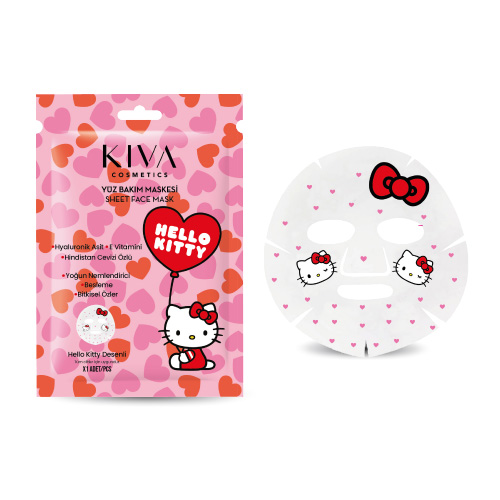 Hello Kitty Yüz Maskesi